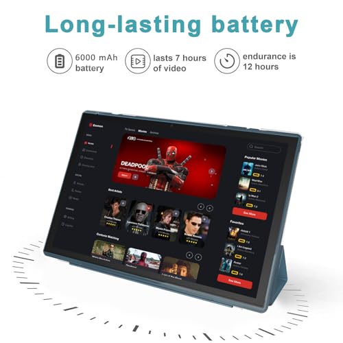 Tablet 10 Inch with Keyboard, Mouse, Case, Stylus, 8GB RAM 64GB ROM N8168