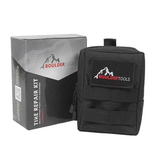 Compact Tire Repair Kit with Molle Storage Pouch H8773