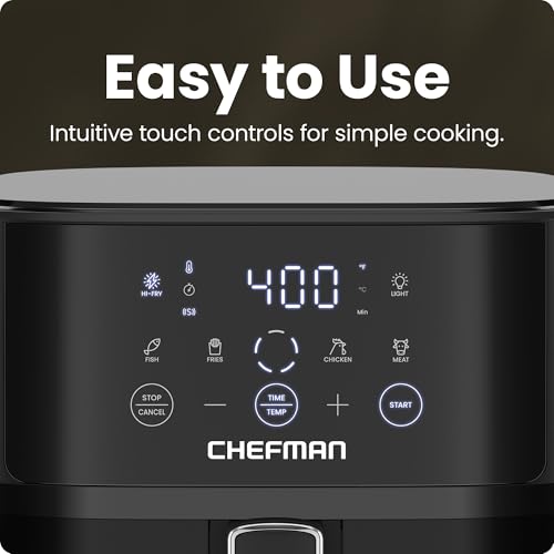 Air Fryer 6 QT Compact with Touchscreen and Nonstick Basket P678