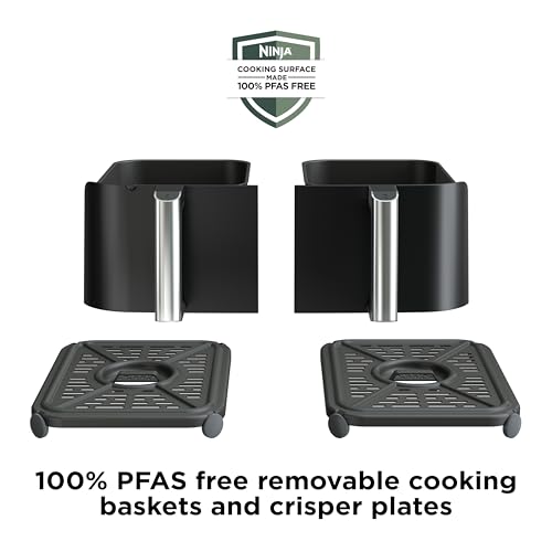 10QT 6-in-1 DualZone Air Fryer with 2 Independent Baskets B40403