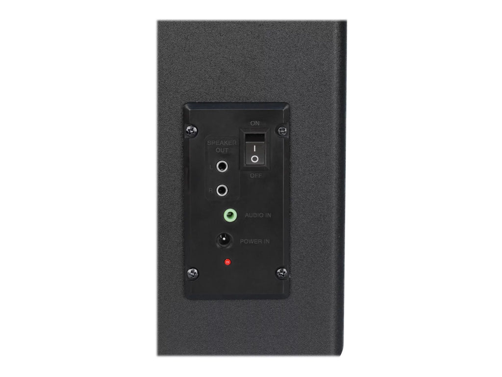 Computer Speakers with Stereo Sound and Green LED Glow Lights C715544