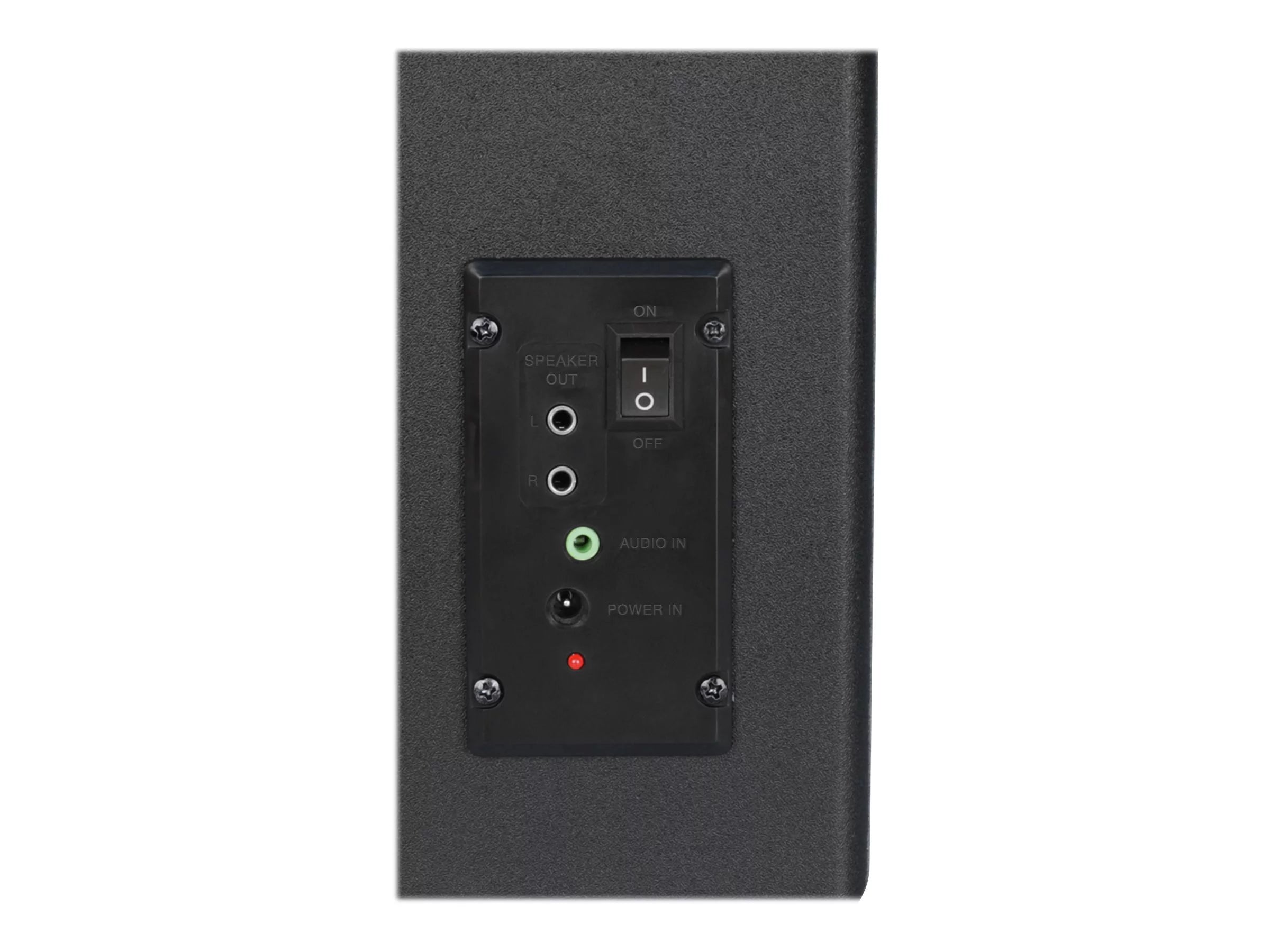 Computer Speakers with Stereo Sound and Green LED Glow Lights C715544