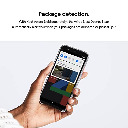 Video Doorbell with 24/7 Streaming, HDR Video, Night Vision, and Person Alerts E394790