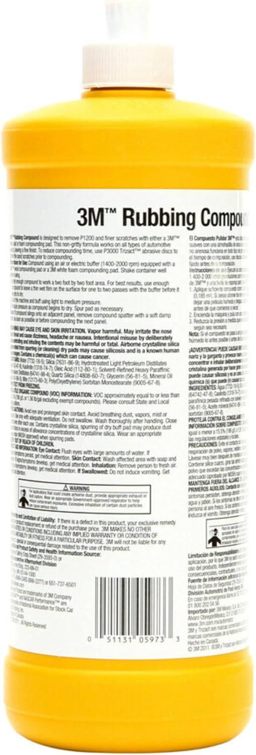 Rubbing Compound, Liquid Formula, 32 fl oz K31916