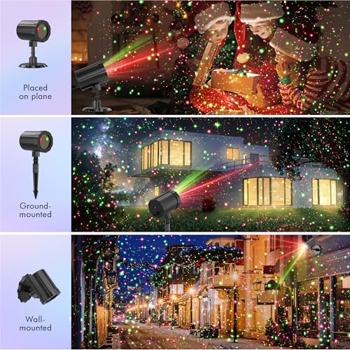 Christmas Projector Lights Outdoor with Remote Control, IP65 Waterproof L131