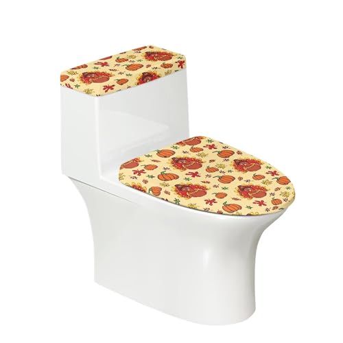 Christmas Toilet Lid and Tank Cover Set for Bathroom Decor K51670