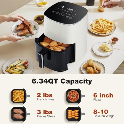 Air Fryer 6 Quart with Window, 12-in-1 Cooking Functions B62299