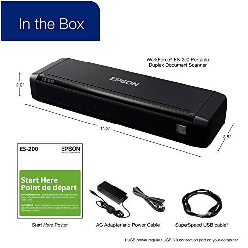 Wireless Compact Desktop Document Scanner with Auto Feeder L54226