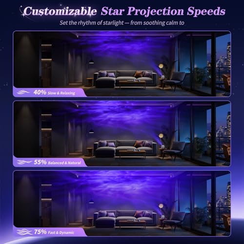 Galaxy Projector Star Night Light with Timer and Remote Control F223479