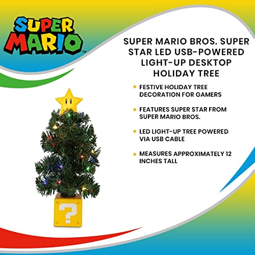 LED USB-Powered Light-Up Desktop Holiday Tree B382