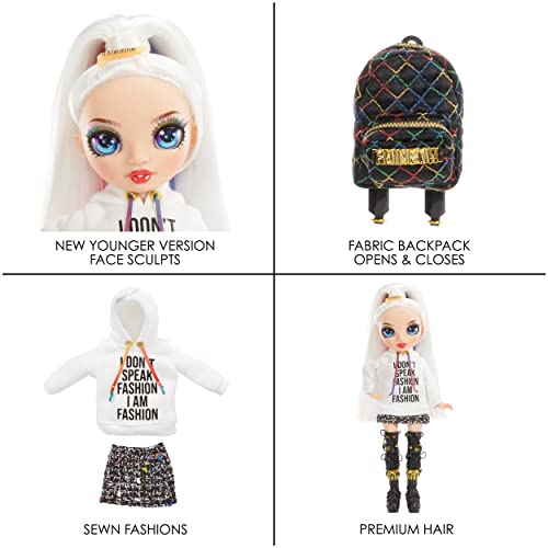 Rainbow High Jr High Series 2 Amaya Raine - 9" Posable Fashion Doll with Designer Accessories and Backpack O55625
