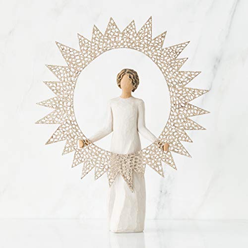Star Tree Topper with Glitter, Pierced Metal Design for Christmas Tree L30498
