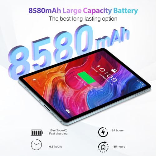 11 Inch 2.4K Display Tablet, 16GB RAM 256GB ROM, 8580mAh Battery F83213