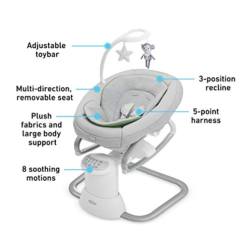 Baby Swing & Portable Rocker with Removable Rocker M8131
