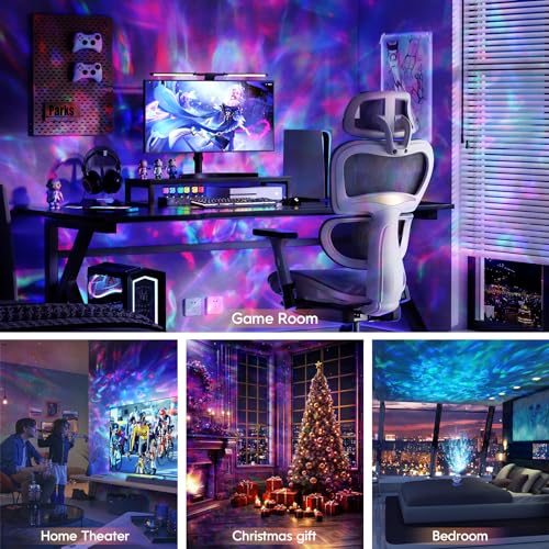 Star Projector with Bluetooth Speaker and White Noise for Bedroom T49326