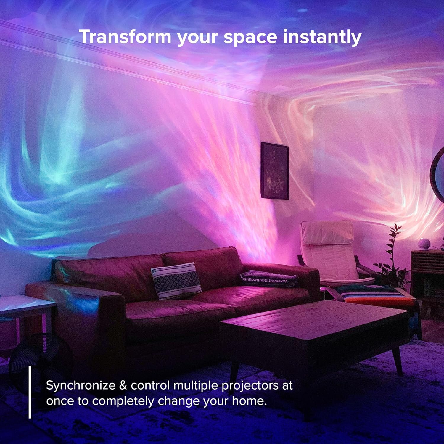 LED Aurora Projector for Bedroom Relaxation and Night Light A286
