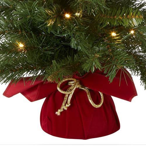 24 in Pre-Lit Mini Artificial Christmas Tree with 35 Clear Lights R420697