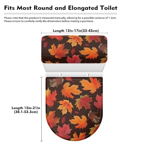 Christmas Toilet Lid and Tank Cover Set for Bathroom Decor K51670