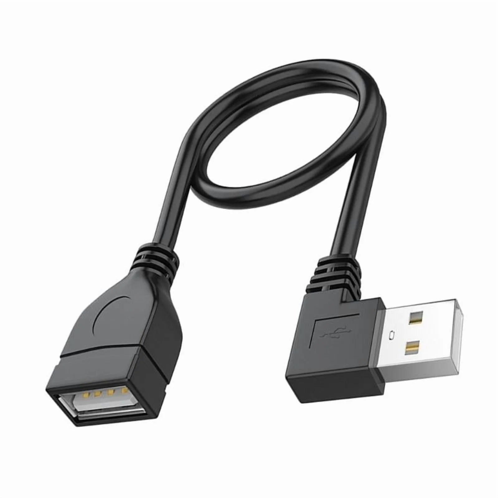 USB 2.0 Extension Cable Male to Female 90 Degree Angled Z420