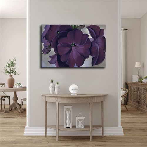 Petunias 1925 Poster HD Canvas Print Wall Art Decor 12x18inch Unframed D45487