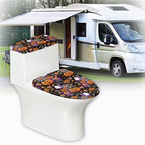 Christmas Toilet Lid and Tank Cover Set for Bathroom Decor K51670
