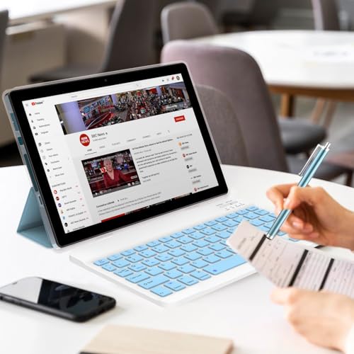 10 Inch Android Tablet with Keyboard Case Mouse Stylus J550018