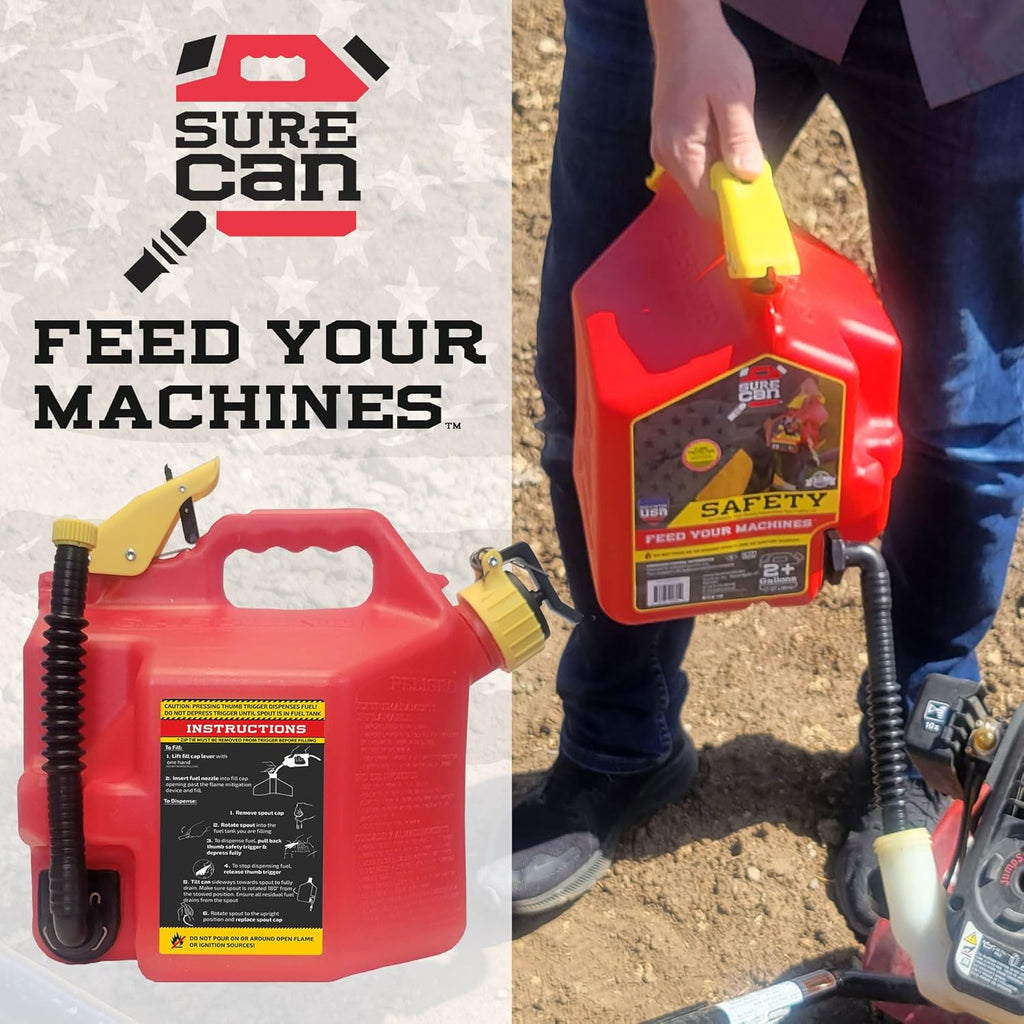 2 Gallon Type-II Safety Container with Rotating Spout O16605