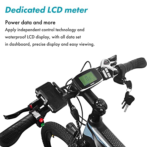 Electric Bike for Adults 29 Inch Fat Tire Mountain Bicycle 500W T253