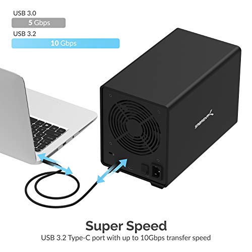 USB 3.2 5-Bay SATA Hard Drive Docking Station with USB-C 10Gbps A4585