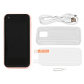 Cuifati XS11 Mini Mobile Phone, 2.5in Cell Phone GPS 1GB 8GB Quad Core for Android Smart Phone for Students (White)
