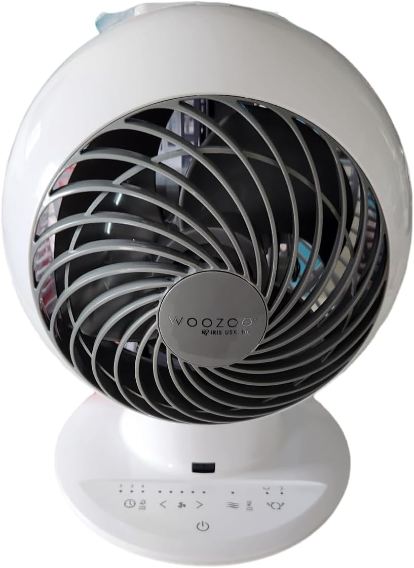 Globe Multi-Directional 5-Speed Oscillating Fan, Small, White B437881