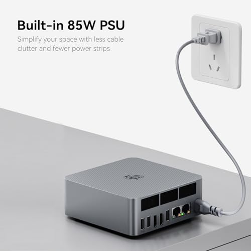 Mini PC AMD Ryzen 5 6600H 24GB DDR5 1TB SSD Dual HDMI WiFi6 Windows 11 Pro W30465