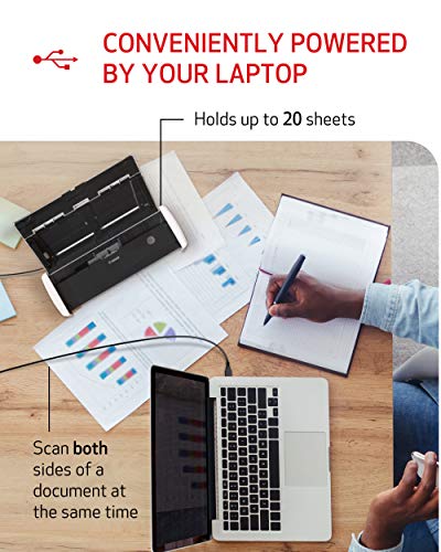 Portable Document Scanner, USB Powered, Duplex Scanning T891
