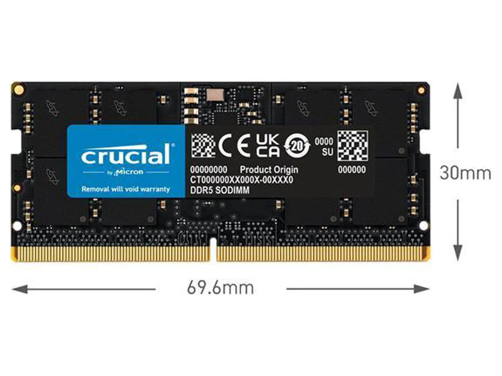 64GB DDR5 4800MHz SODIMM Dual-Rank Memory Kit U344355