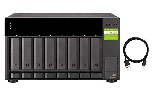 8 Bay Desktop JBOD Storage Enclosure with USB 3.2 Gen 2 Type-C D121