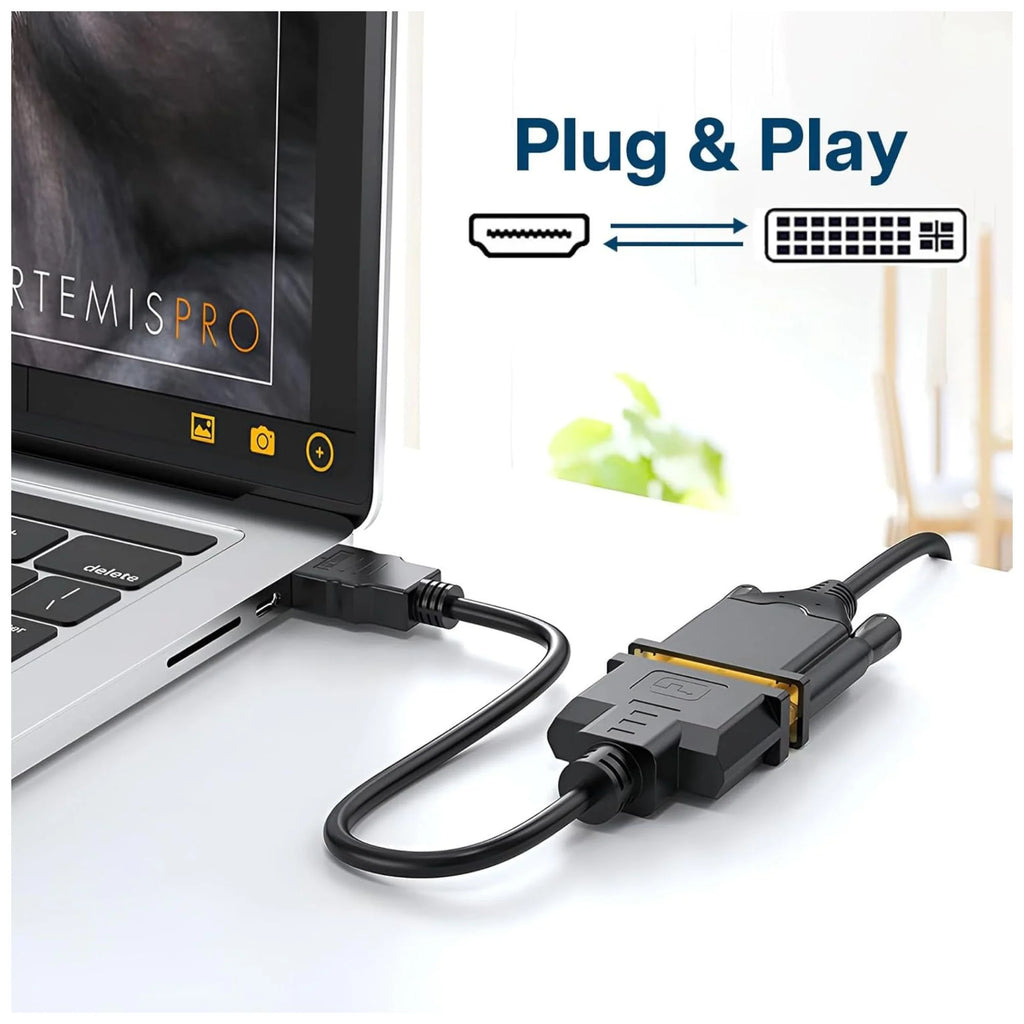 HDMI to DVI Single Link Cable 3ft, Black U25310