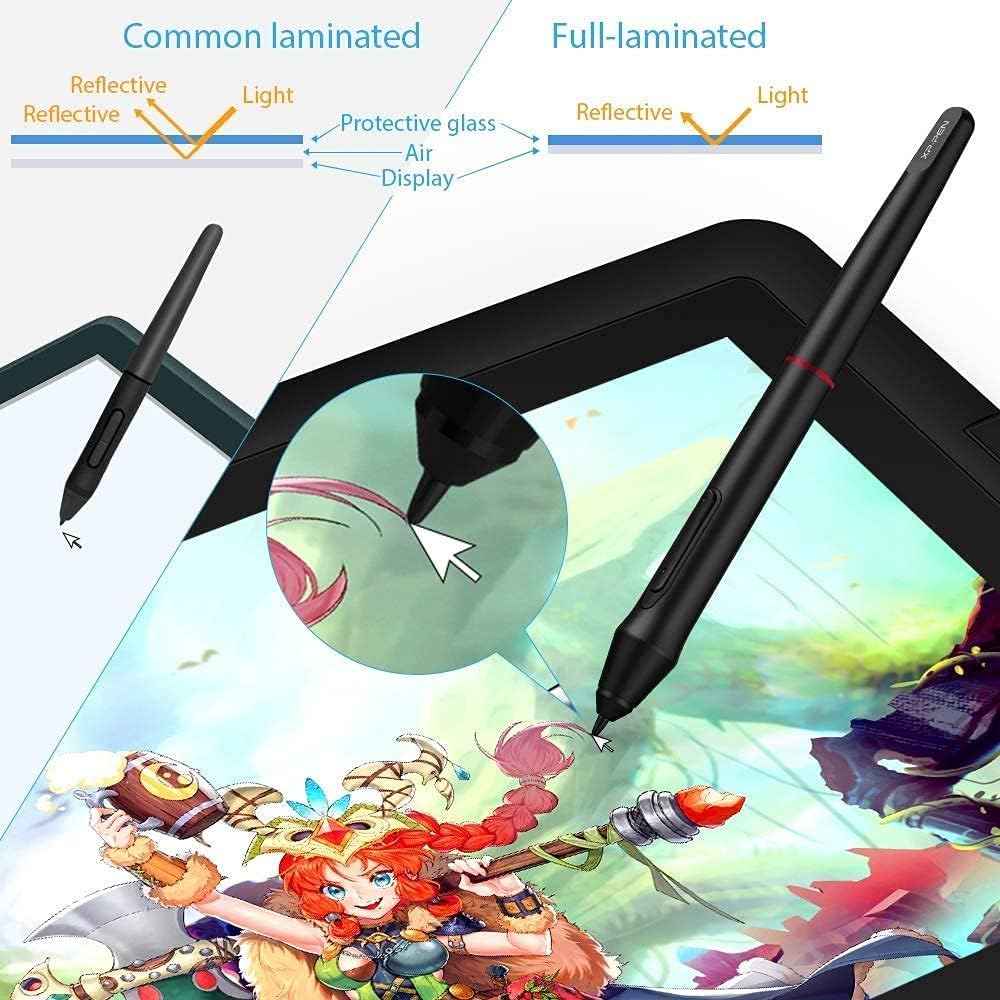 Drawing Tablet with Screen 120% sRGB 8192 Levels Tilt Function L639227