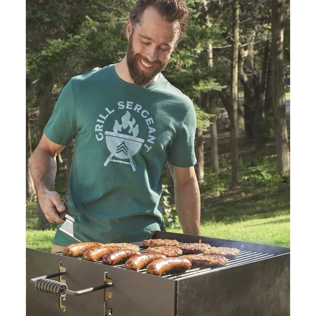Heavy-Duty Park-Style Charcoal BBQ Grill for Camping and Outdoor Cooking N105