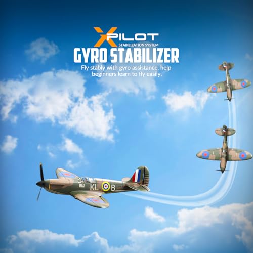 RC Plane 3 Channel Remote Control Airplane Fighter Toy, 2.4GHz 6-axis Gyro, Easy to Fly for Adults Kids Beginners B2466