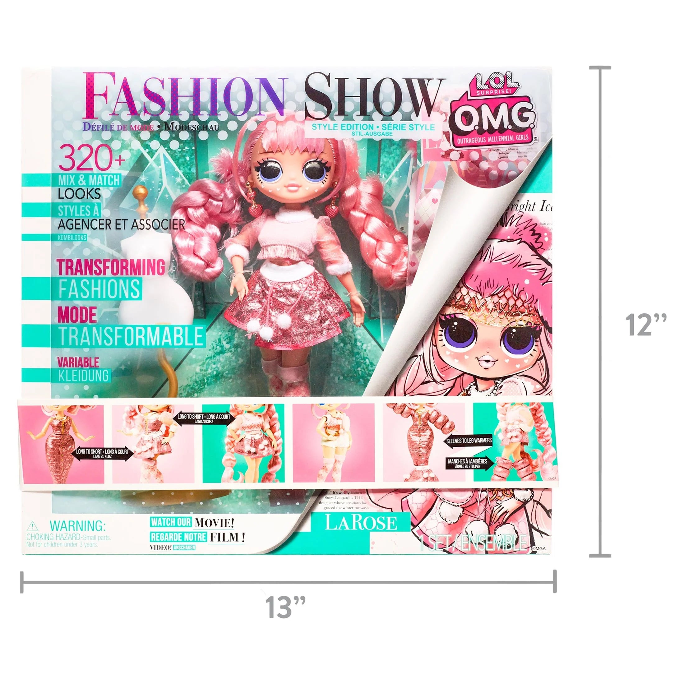 Fashion Doll with 320+ Fashion Looks F7844
