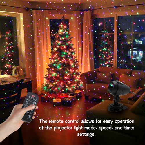 Christmas Laser Projector Lights Outdoor, Red and Green Stars, IP65 Waterproof V836077