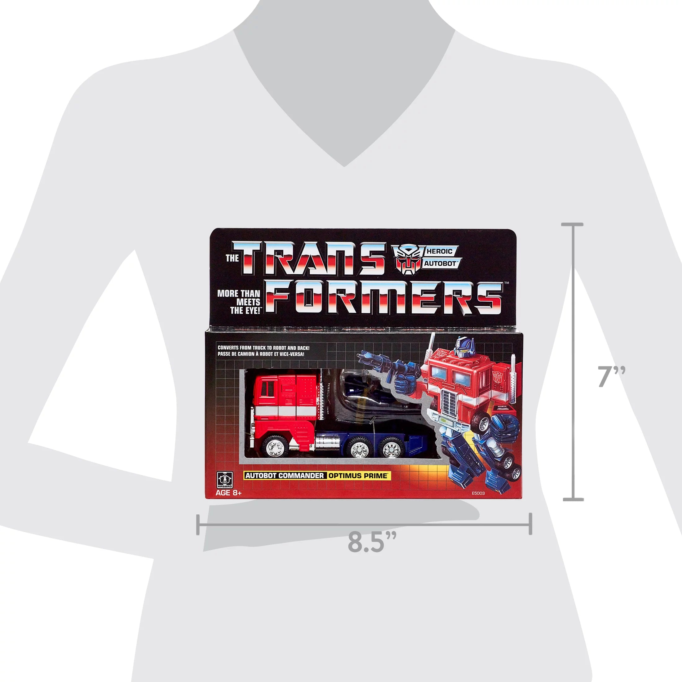 Vintage G1 Optimus Prime Action Figure for Kids Ages 8 and Up U143