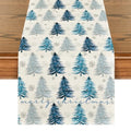 Christmas Table Runner Snowflake Winter Green Kitchen Dining Decor 13x72 Inch H231730