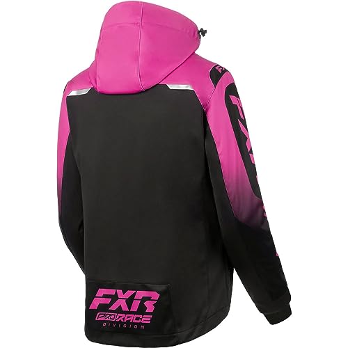 Women's Snowmobile Jacket Thermal Stretch Fuchsia Black Y576