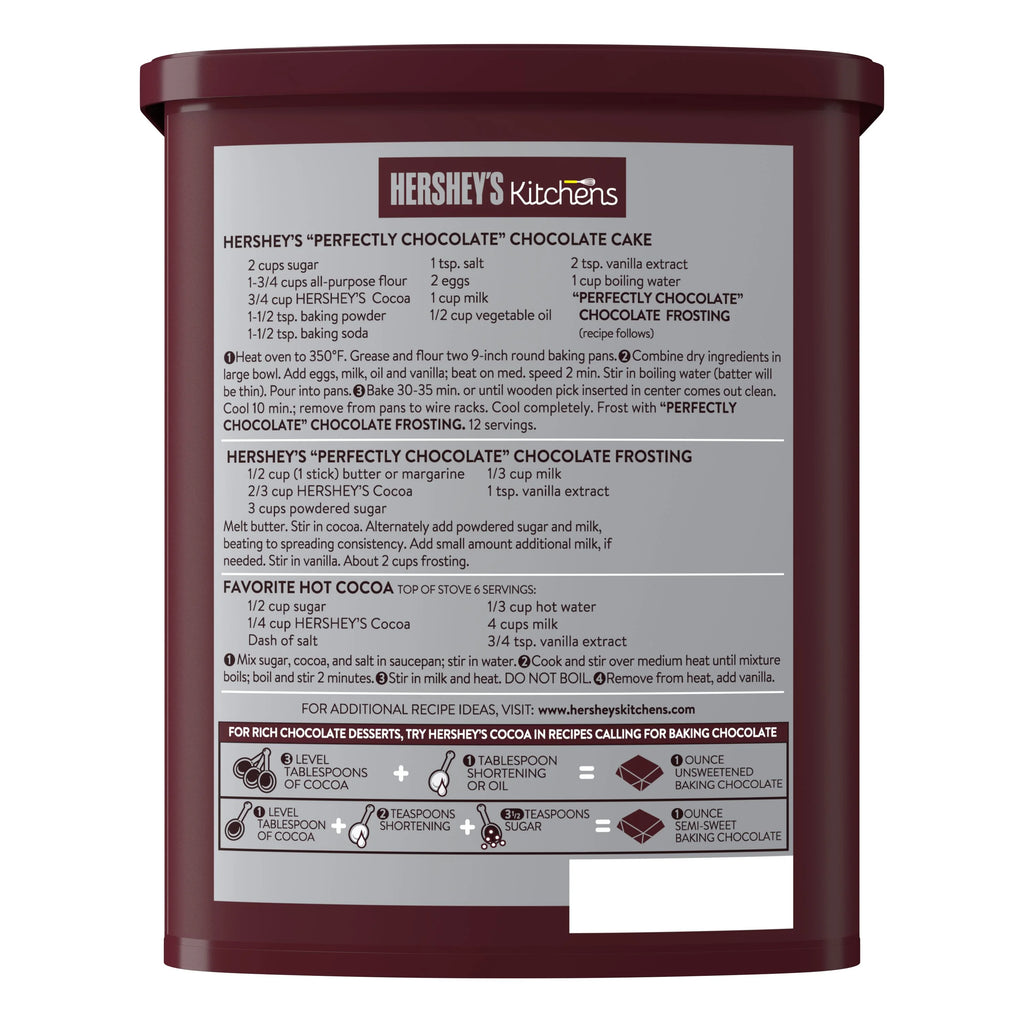Naturally Unsweetened Baking Cocoa, 23 oz F293518