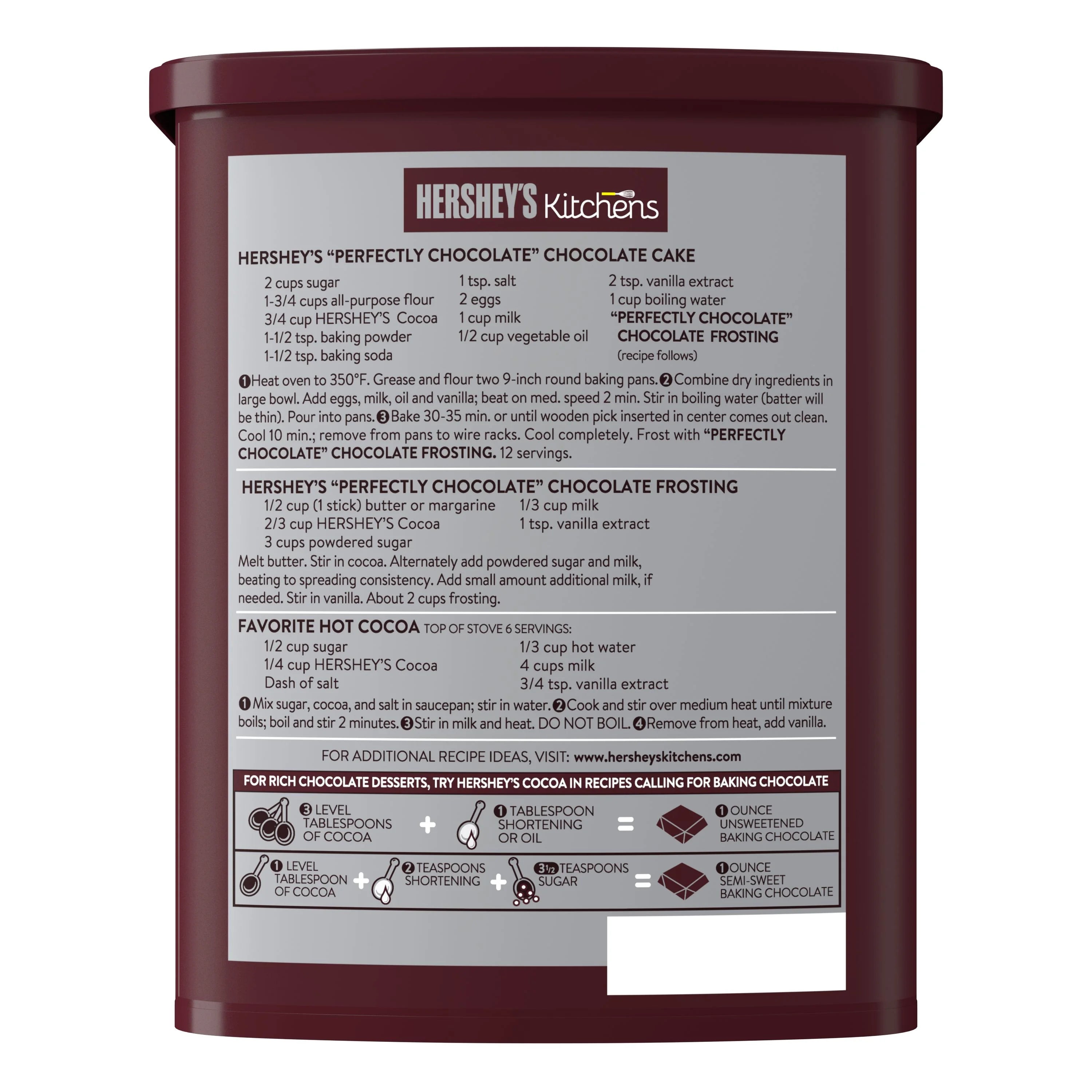 Naturally Unsweetened Baking Cocoa, 23 oz F293518