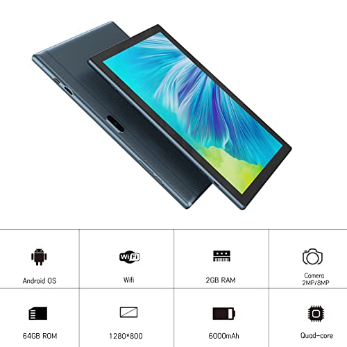 Tablet 10 Inch with Keyboard, Mouse, Case, Stylus, 8GB RAM 64GB ROM N8168
