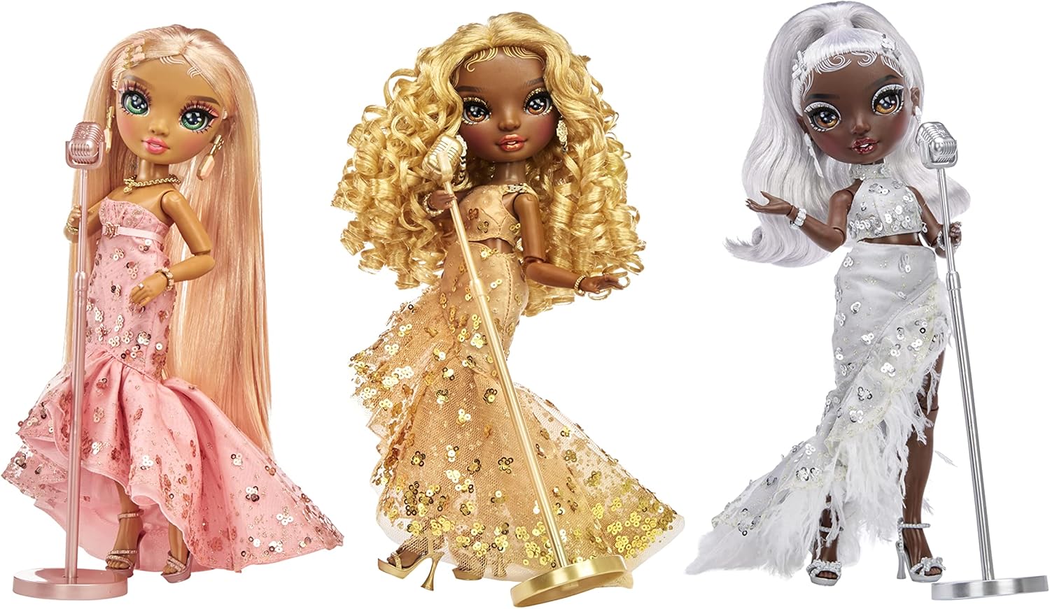Posable Fashion Doll with 2 Outfits and Vanity Playset N703