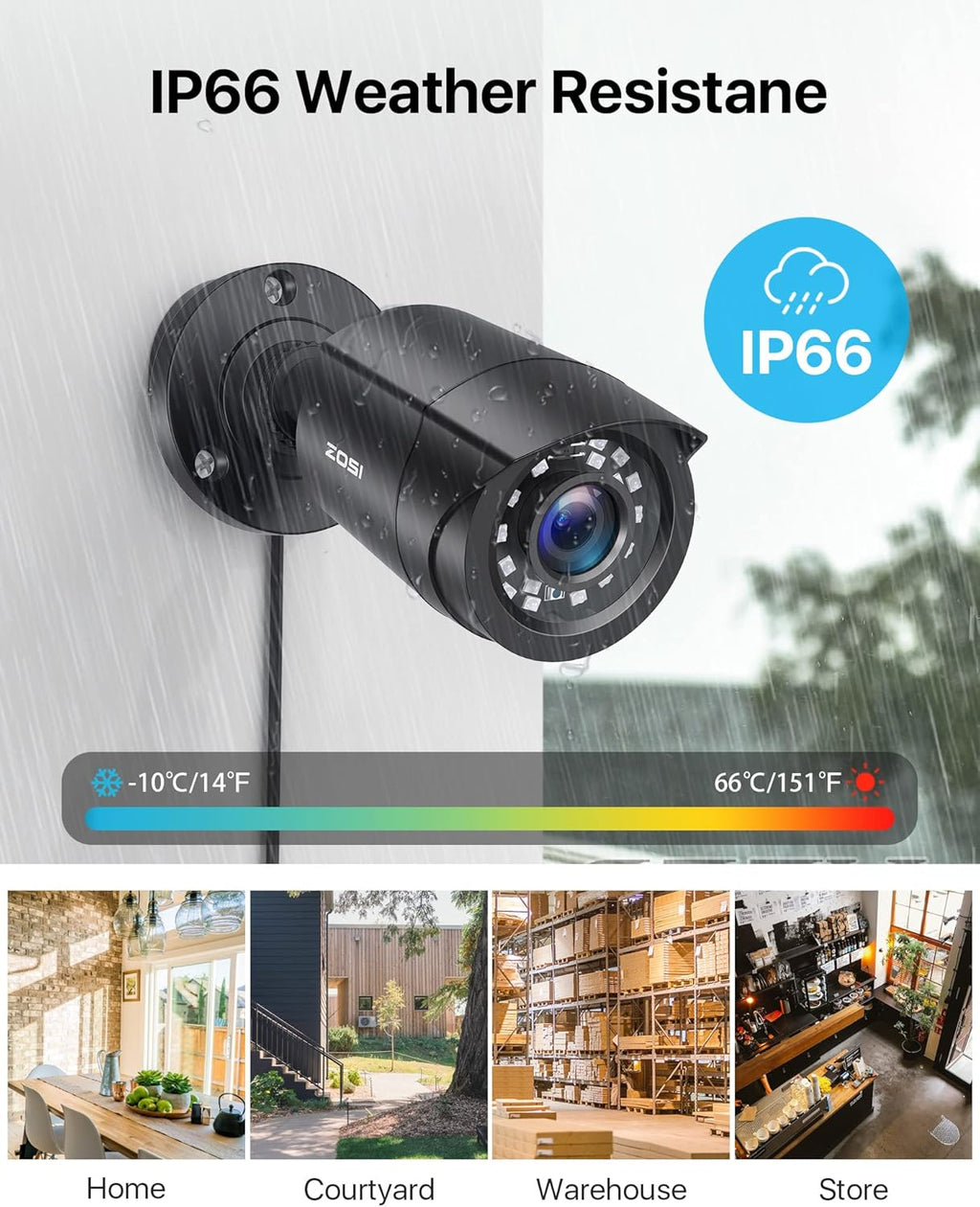 3K Lite 8CH Home Security Camera System Outdoor Indoor with 8pcs 1080P Bullet Cameras I389