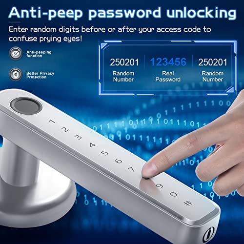 Keyless Entry Fingerprint Door Lock with Handle S612